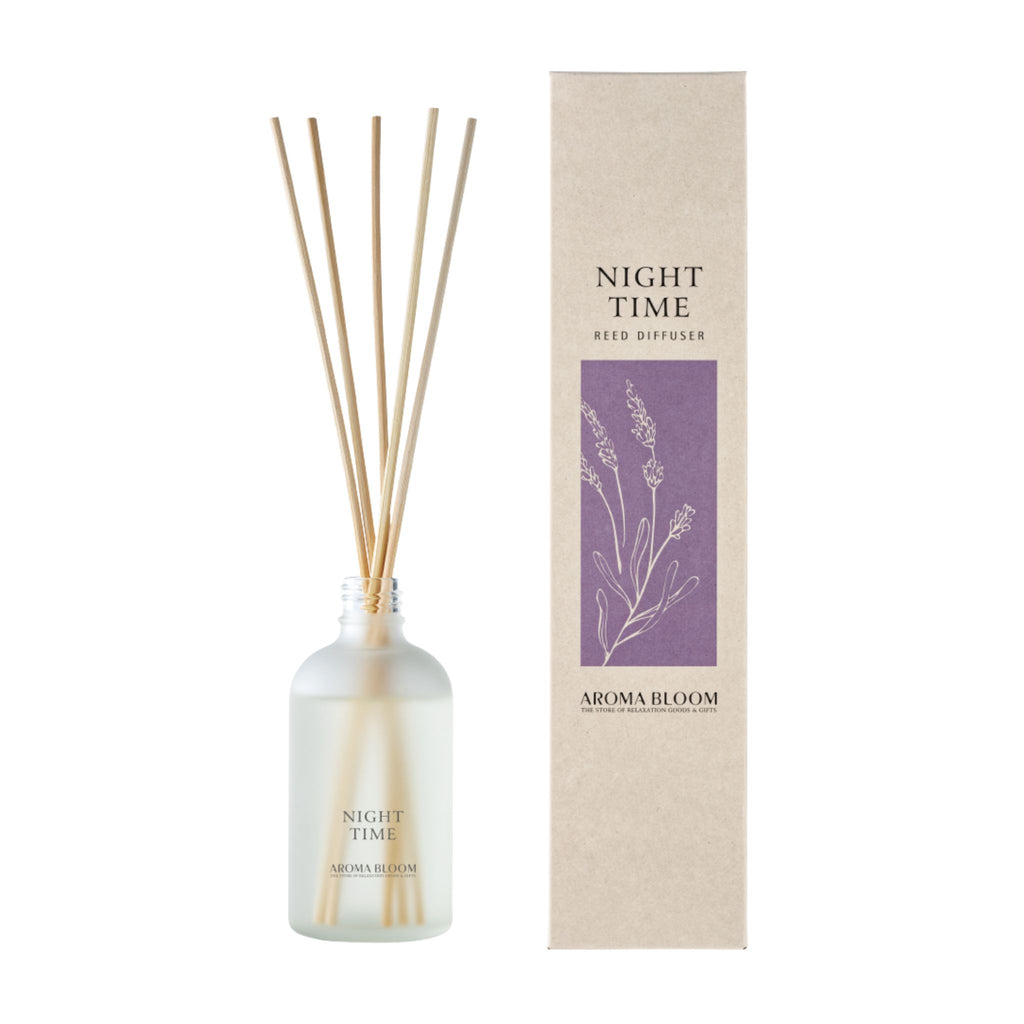 リードディフューザー【 ナイトタイム 】 90mL— Aroma Bloom